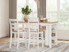 Gesthaven - Rectangular Dining Room Counter Set – 5 Piece Dining Room Sets by Signature Design by Ashley® at Furniture Wholesale Plus , Nashville furniture store