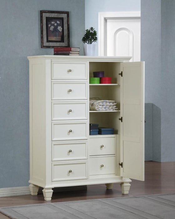 Sandy Beach - Man's Chest with Concealed Storage – Door Chests by CoasterEssence at Furniture Wholesale Plus , Nashville furniture store