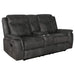 Lawrence - Upholstered Padded Arm Reclining Loveseat - Charcoal - Premium Reclining Loveseats from CoasterEveryday - Just $1049! Shop now at Furniture Wholesale Plus  We are the best furniture store in Nashville, Hendersonville, Goodlettsville, Madison, Antioch, Mount Juliet, Lebanon, Gallatin, Springfield, Murfreesboro, Franklin, Brentwood