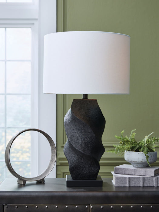 Amillion - Poly Table Lamp - Black – Table Lamps by Signature Design by Ashley® at Furniture Wholesale Plus , Nashville furniture store