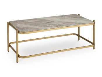 Manor Stone - Rectangular Table – Cocktail Tables by Signature Design by Ashley® at Furniture Wholesale Plus , Nashville furniture store
