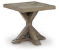 Laguna Heights - Square End Table - Beige – End Tables by Signature Design by Ashley® at Furniture Wholesale Plus , Nashville furniture store