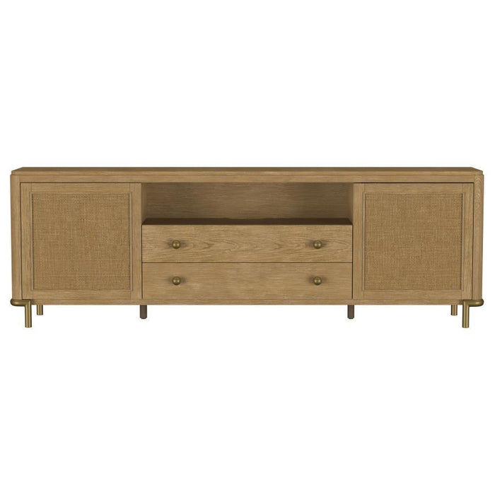 Arini - Rattan Cane 2-Door TV Stand Media Console - Premium TV Stands from Coaster Fine Furniture - Just $1079! Shop now at Furniture Wholesale Plus  We are the best furniture store in Nashville, Hendersonville, Goodlettsville, Madison, Antioch, Mount Juliet, Lebanon, Gallatin, Springfield, Murfreesboro, Franklin, Brentwood