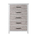 Backroads - 5 Drawer Chest - Weathered White – Accent Chests by Liberty Furniture at Furniture Wholesale Plus , Nashville furniture store