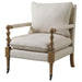 Dempsy - Upholstered Accent Chair With Casters - Beige - Premium Accent Chairs from CoasterElevations - Just $539! Shop now at Furniture Wholesale Plus  We are the best furniture store in Nashville, Hendersonville, Goodlettsville, Madison, Antioch, Mount Juliet, Lebanon, Gallatin, Springfield, Murfreesboro, Franklin, Brentwood