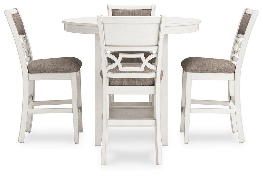 Erinberg - Dining Room Counter Table Set (Set of 5) - Antique White – 5 Piece Dining Room Sets by Signature Design by Ashley® at Furniture Wholesale Plus , Nashville furniture store