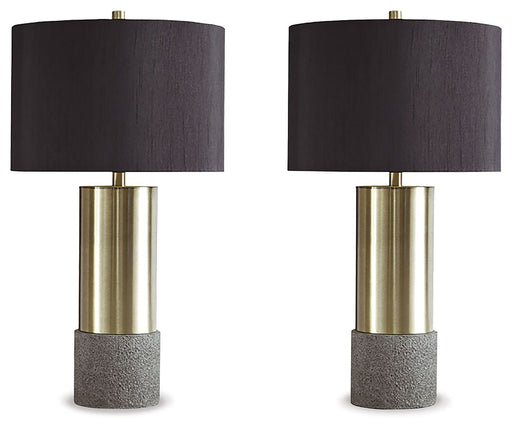 Jacek - Metal Table Lamp - Premium Table Lamps from Signature Design by Ashley® - Just $148! Shop now at Furniture Wholesale Plus  We are the best furniture store in Nashville, Hendersonville, Goodlettsville, Madison, Antioch, Mount Juliet, Lebanon, Gallatin, Springfield, Murfreesboro, Franklin, Brentwood