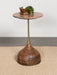 Colima Round Wood Top Side Table Peach - Premium End Table from Coaster Z2 Standard - Just $218! Shop now at Furniture Wholesale Plus  We are the best furniture store in Nashville, Hendersonville, Goodlettsville, Madison, Antioch, Mount Juliet, Lebanon, Gallatin, Springfield, Murfreesboro, Franklin, Brentwood