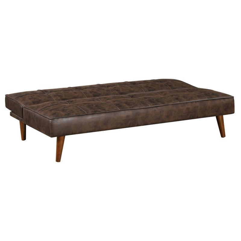 Jenson - Upholstered Tufted Convertible Sofa Bed – Futon Sofas by Coaster Fine Furniture at Furniture Wholesale Plus , Nashville furniture store
