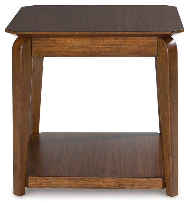 Trenmour - Square End Table - Medium Brown – End Tables by Signature Design by Ashley® at Furniture Wholesale Plus , Nashville furniture store