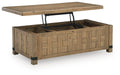 Ridgester - Lift Top Cocktail Table - Light Brown – Cocktail Tables by Signature Design by Ashley® at Furniture Wholesale Plus , Nashville furniture store