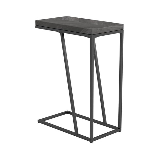 Sergio Chevron Rectangular Accent Table Rustic Grey - Premium End Table from Coaster Z2 Standard - Just $62! Shop now at Furniture Wholesale Plus  We are the best furniture store in Nashville, Hendersonville, Goodlettsville, Madison, Antioch, Mount Juliet, Lebanon, Gallatin, Springfield, Murfreesboro, Franklin, Brentwood