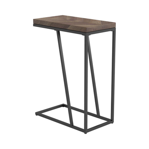 Sergio Chevron Rectangular Accent Table Tobacco - Premium End Table from Coaster Z2 Standard - Just $62! Shop now at Furniture Wholesale Plus  We are the best furniture store in Nashville, Hendersonville, Goodlettsville, Madison, Antioch, Mount Juliet, Lebanon, Gallatin, Springfield, Murfreesboro, Franklin, Brentwood