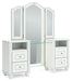 Kozlani - Vanity With Mirror - White – Vanity Sets by Signature Design by Ashley® at Furniture Wholesale Plus , Nashville furniture store