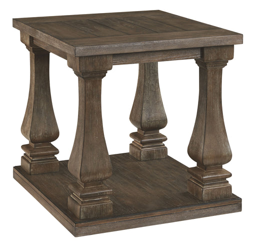 Johnelle - Gray - Rectangular End Table - Premium End Tables from Signature Design by Ashley® - Just $258! Shop now at Furniture Wholesale Plus  We are the best furniture store in Nashville, Hendersonville, Goodlettsville, Madison, Antioch, Mount Juliet, Lebanon, Gallatin, Springfield, Murfreesboro, Franklin, Brentwood