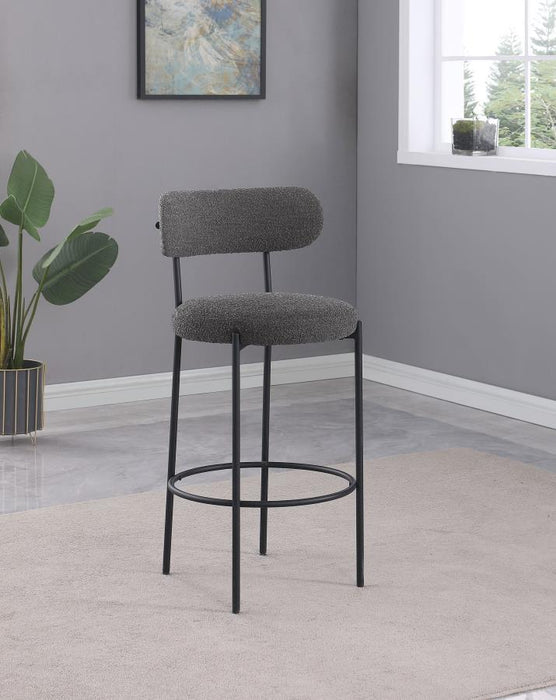 Viola - Boucle Upholstered Bar Stool (Set of 2) - Premium Stool Sets from Coaster Fine Furniture - Just $419! Shop now at Furniture Wholesale Plus  We are the best furniture store in Nashville, Hendersonville, Goodlettsville, Madison, Antioch, Mount Juliet, Lebanon, Gallatin, Springfield, Murfreesboro, Franklin, Brentwood