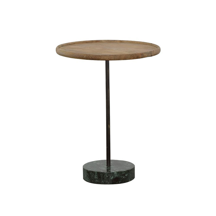 Ginevra Round Marble Base Accent Table Natural and Green - Premium End Table from Coaster Z2 Standard - Just $230! Shop now at Furniture Wholesale Plus  We are the best furniture store in Nashville, Hendersonville, Goodlettsville, Madison, Antioch, Mount Juliet, Lebanon, Gallatin, Springfield, Murfreesboro, Franklin, Brentwood