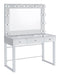 Umbridge 3-drawer Vanity with Lighting Chrome and White - Premium Vanity Set from Coaster Z2 Standard - Just $738! Shop now at Furniture Wholesale Plus  We are the best furniture store in Nashville, Hendersonville, Goodlettsville, Madison, Antioch, Mount Juliet, Lebanon, Gallatin, Springfield, Murfreesboro, Franklin, Brentwood