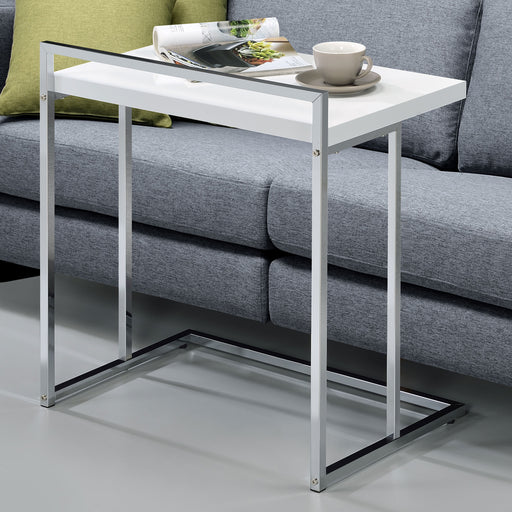 Dani Rectangular Snack Table with Metal Base - Premium End Table from Coaster Z2 Standard - Just $70! Shop now at Furniture Wholesale Plus  We are the best furniture store in Nashville, Hendersonville, Goodlettsville, Madison, Antioch, Mount Juliet, Lebanon, Gallatin, Springfield, Murfreesboro, Franklin, Brentwood