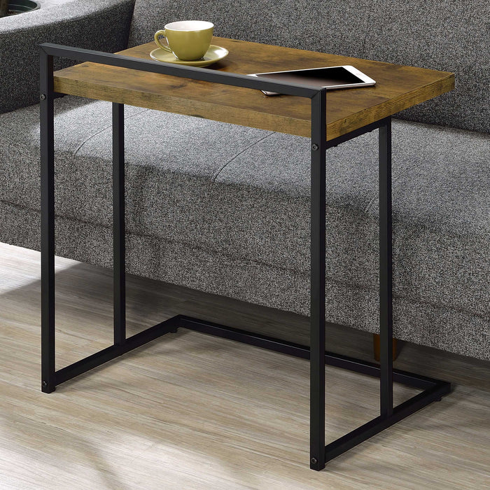 Dani Rectangular Snack Table with Metal Base - Premium End Table from Coaster Z2 Standard - Just $70! Shop now at Furniture Wholesale Plus  We are the best furniture store in Nashville, Hendersonville, Goodlettsville, Madison, Antioch, Mount Juliet, Lebanon, Gallatin, Springfield, Murfreesboro, Franklin, Brentwood