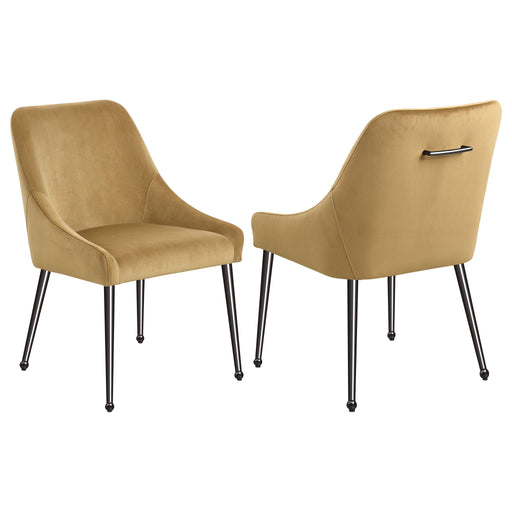 Mayette - Upholstered Dining Side Chair (Set of 2) – Chair Sets by Coaster Fine Furniture at Furniture Wholesale Plus , Nashville furniture store