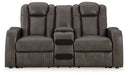 Fyne-dyme - Power Reclining Loveseat With Console/Adj Hdrst – Reclining Loveseats by Signature Design by Ashley® at Furniture Wholesale Plus , Nashville furniture store