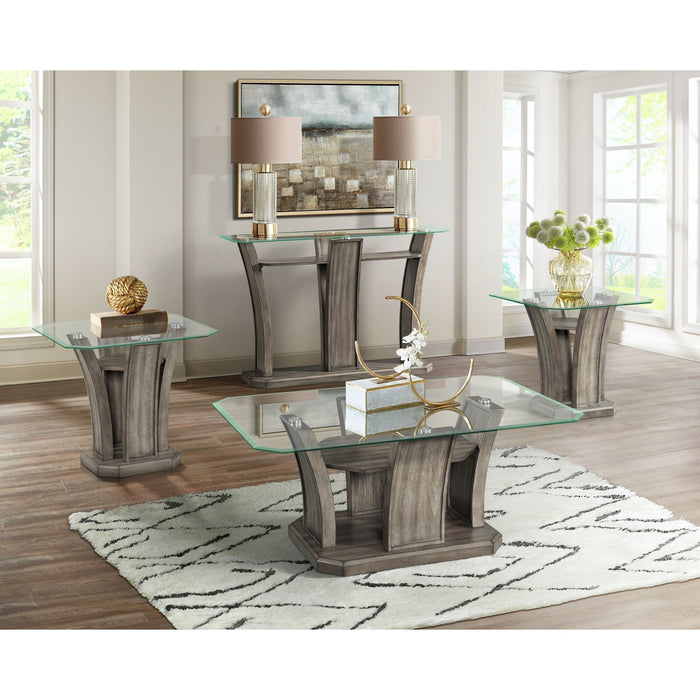 Dapper - Square End Table - Gray – End Tables by Elements International at Furniture Wholesale Plus , Nashville furniture store