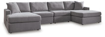 Modmax - Sectional - Granite – Stationary Sectionals by Signature Design by Ashley® at Furniture Wholesale Plus , Nashville furniture store