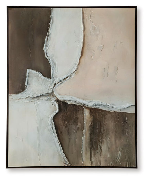 Junward - Wall Art - Brown / Tan / White – Canvas Art by Signature Design by Ashley® at Furniture Wholesale Plus , Nashville furniture store