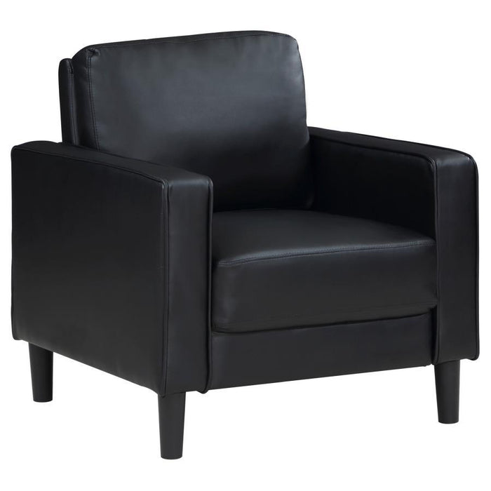 Ruth - Upholstered Track Arm Accent Chair – Arm Chairs by Coaster Fine Furniture at Furniture Wholesale Plus , Nashville furniture store
