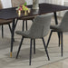 Brassie - Upholstered Swivel Dining Side Chair (Set of 2) - Gray - Premium Chair Sets from CoasterEssence - Just $359! Shop now at Furniture Wholesale Plus  We are the best furniture store in Nashville, Hendersonville, Goodlettsville, Madison, Antioch, Mount Juliet, Lebanon, Gallatin, Springfield, Murfreesboro, Franklin, Brentwood