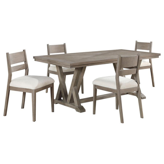 Cornelia - Rectangular Dining Table Set - Premium 5 Piece Dining Room Sets from CoasterEveryday - Just $1389! Shop now at Furniture Wholesale Plus  We are the best furniture store in Nashville, Hendersonville, Goodlettsville, Madison, Antioch, Mount Juliet, Lebanon, Gallatin, Springfield, Murfreesboro, Franklin, Brentwood