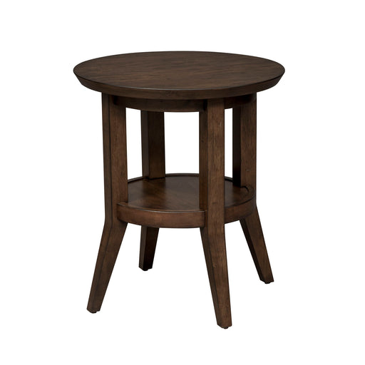 Ventura Blvd - Round End Table - Bronze Spice – End Tables by Liberty Furniture at Furniture Wholesale Plus , Nashville furniture store