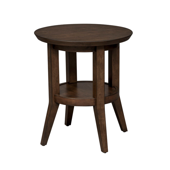 Ventura Blvd - Round End Table - Bronze Spice – End Tables by Liberty Furniture at Furniture Wholesale Plus , Nashville furniture store