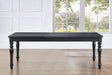 Odessa - Dining Table With Leaf - Black – Dining Tables with Extensions by Steve Silver Furniture at Furniture Wholesale Plus , Nashville furniture store