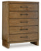 Sherbana - Five Drawer Chest - Light Brown – Accent Chests by Signature Design by Ashley® at Furniture Wholesale Plus , Nashville furniture store