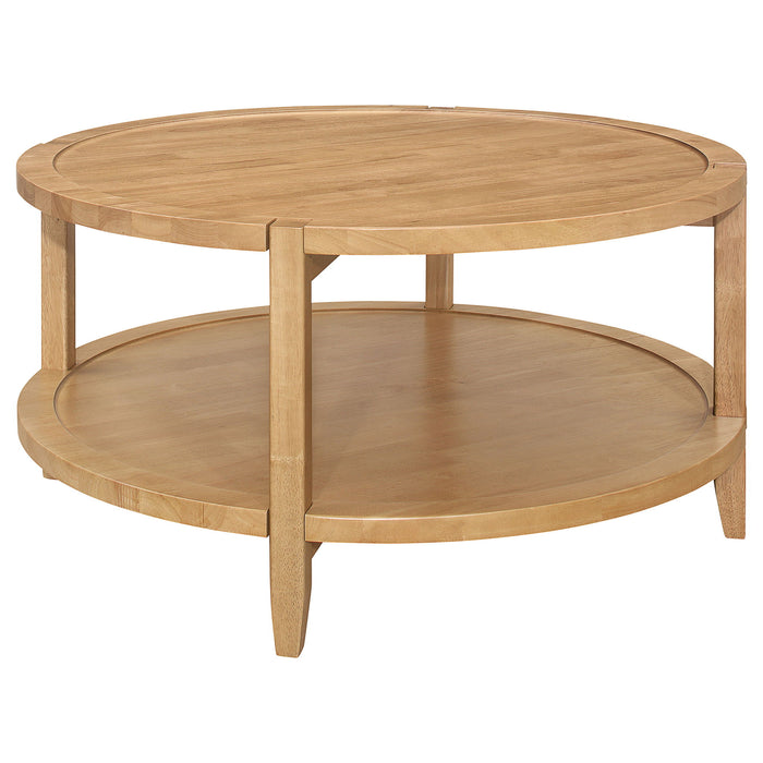 Camillo - Round Solid Wood Table – End Tables by Coaster Fine Furniture at Furniture Wholesale Plus , Nashville furniture store