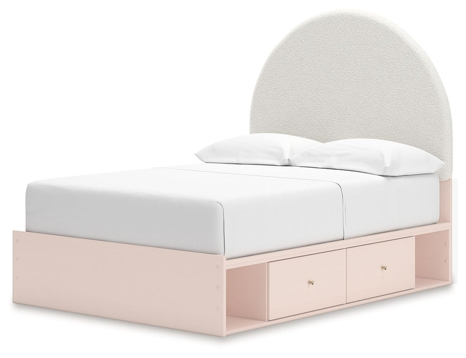 Wistenpine - Upholstered Panel Bed With Storage – Storage Beds by Signature Design by Ashley® at Furniture Wholesale Plus , Nashville furniture store