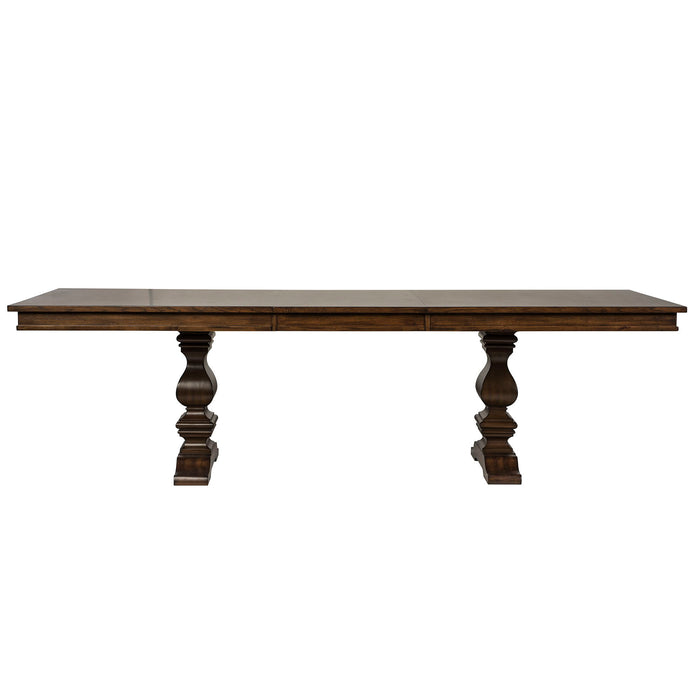 Armand - Trestle Table - Antique Brownstone – Dining Tables by Liberty Furniture at Furniture Wholesale Plus , Nashville furniture store