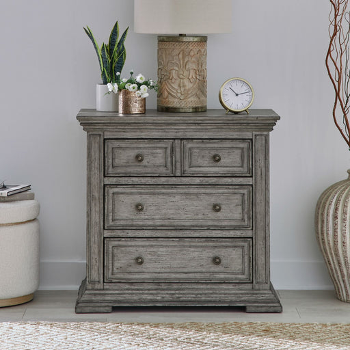 Big Valley - Bedside Chest With Charging Station – Bedside Chests by Liberty Furniture at Furniture Wholesale Plus , Nashville furniture store