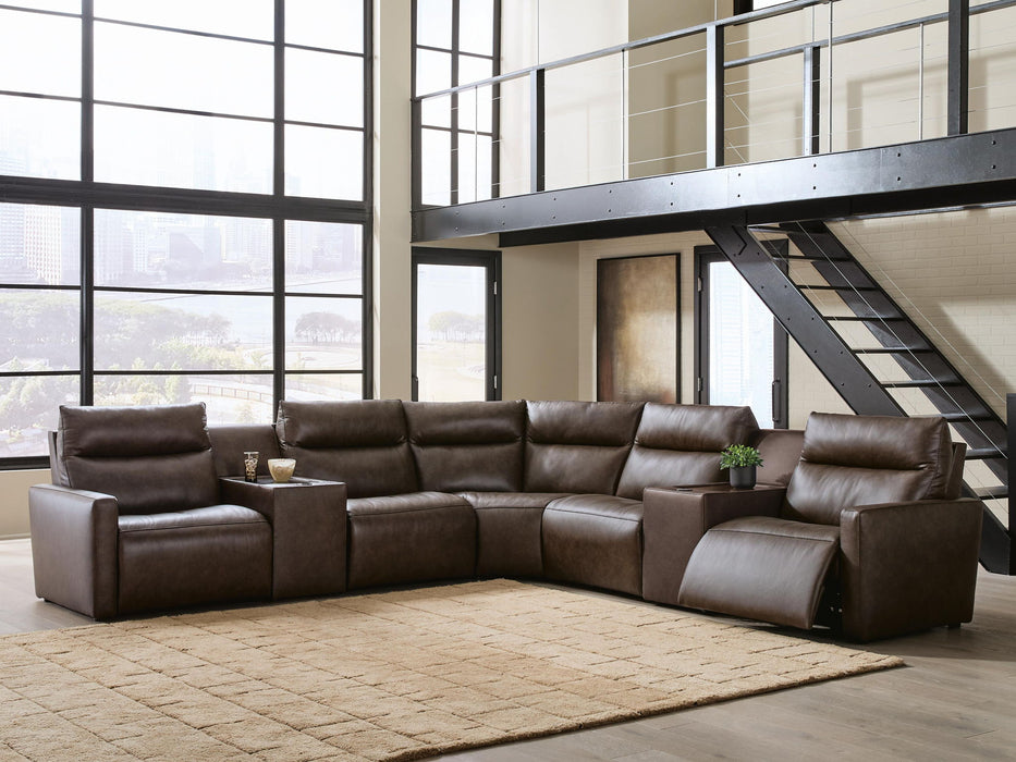 ModZ - Power Reclining Sectional – Reclining Sectionals by Benchcraft® at Furniture Wholesale Plus , Nashville furniture store