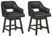 Tallenger - Upholstered Swivel Barstool (Set of 2) - Premium Stool Sets from Signature Design by Ashley® - Just $378! Shop now at Furniture Wholesale Plus  We are the best furniture store in Nashville, Hendersonville, Goodlettsville, Madison, Antioch, Mount Juliet, Lebanon, Gallatin, Springfield, Murfreesboro, Franklin, Brentwood