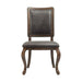 Gramercy - Side Chair (Set of 2) - Dark Brown – Chair Sets by Elements International at Furniture Wholesale Plus , Nashville furniture store