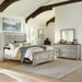 Heartland - Farmhouse - Panel Bed, Dresser & Mirror Set – 3 Piece Bedroom Sets by Liberty Furniture at Furniture Wholesale Plus , Nashville furniture store