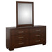Jessica - 6-Drawer Dresser With Mirror – Dresser & Mirror by CoasterEssence at Furniture Wholesale Plus , Nashville furniture store
