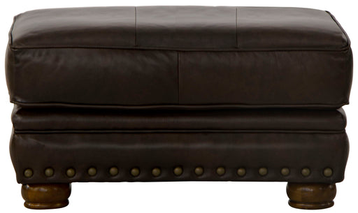 Roberto - Leather Ottoman - Cocoa – Upholstered Ottomans by Jackson at Furniture Wholesale Plus , Nashville furniture store
