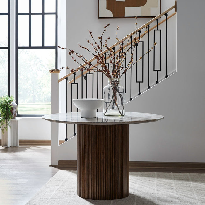 Kaleidoscope - Pedestal Table - Aged Whiskey – Dining Tables by Liberty Furniture at Furniture Wholesale Plus , Nashville furniture store