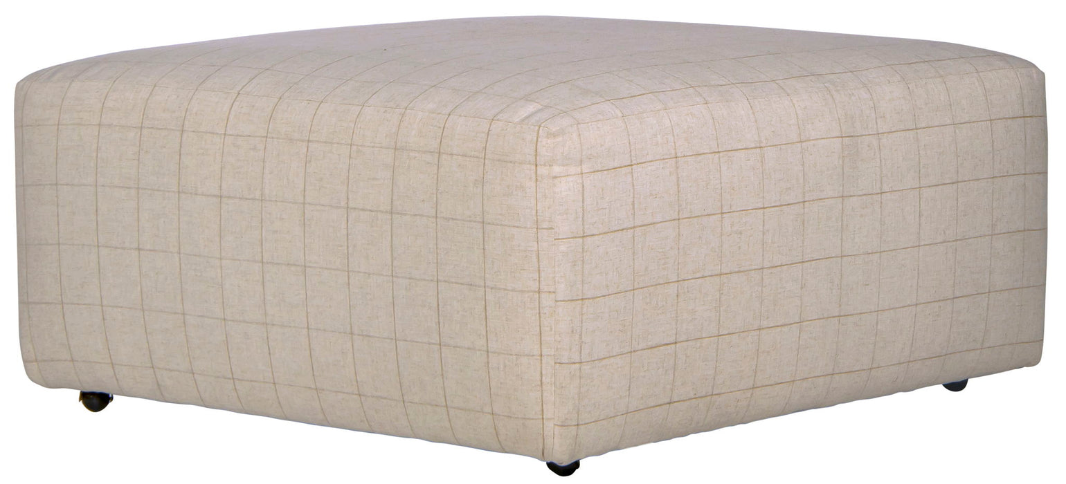 Justine - Castered Cocktail Ottoman - Wheat – Coffee Table Ottomans by Catnapper at Furniture Wholesale Plus , Nashville furniture store