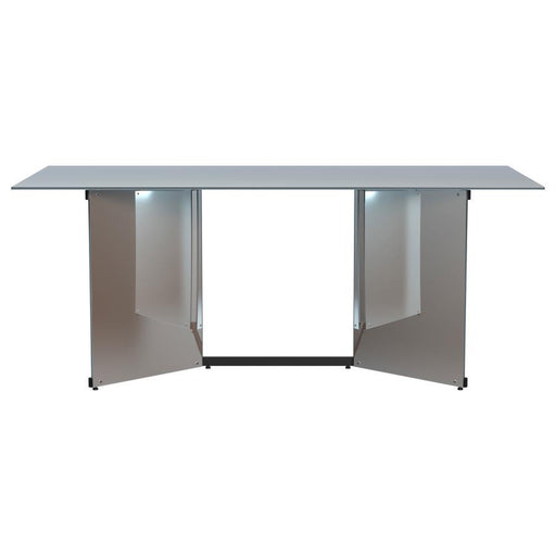 Emery - Rectangular Mirrored Dining Table - Silver – Dining Tables by Coaster Fine Furniture at Furniture Wholesale Plus , Nashville furniture store