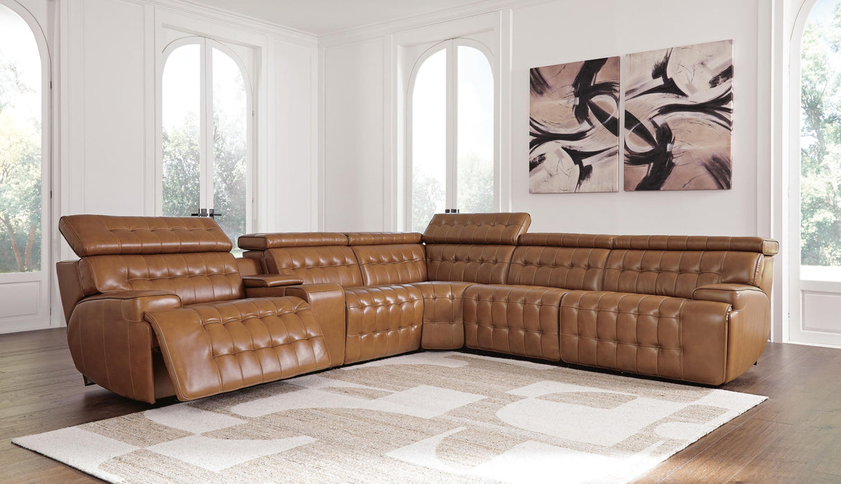 Temmpton - Power Reclining Sectional – Reclining Sectionals by Signature Design by Ashley® at Furniture Wholesale Plus , Nashville furniture store